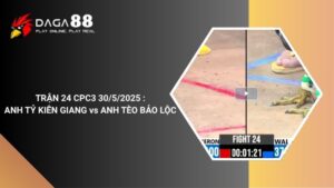 TRẬN 24 CPC3 30/5/2025 : ANH TỶ KIÊN GIANG vs ANH TÈO BẢO LỘC
