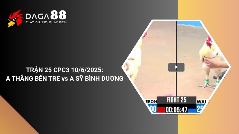 TRẬN 25 CPC3 10/6/2025 : ANH THẮNG BẾN TRE vs ANH SỸ BÌNH DƯƠNG