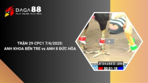 TRẬN 29 CPC1 7/6/2025 : ANH KHOA BẾN TRE vs ANH 8 ĐỨC HÒA
