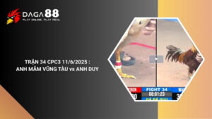 TRẬN 34 CPC3 11/6/2025 : ANH MẮM VŨNG TÀU vs ANH DUY