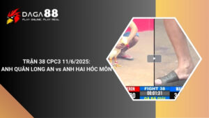 TRẬN 38 CPC3 11/6/2025 : ANH QUÂN LONG AN vs ANH HAI HÓC MÔN