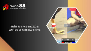 TRẬN 40 CPC2 6/6/2025 : ANH DỰ vs ANH BẢO STING